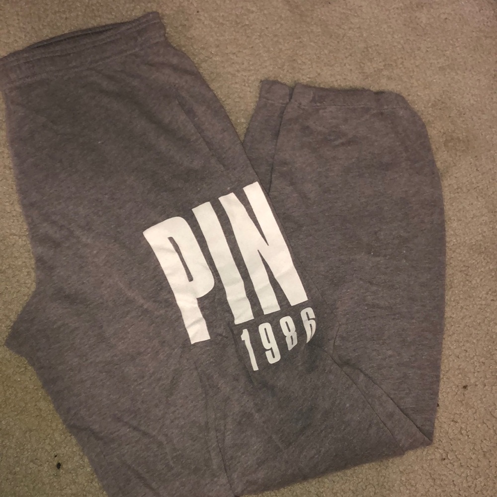 Pink sweatpants